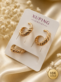 18K Gold-Plated Luxury Leverback  Earrings – E16