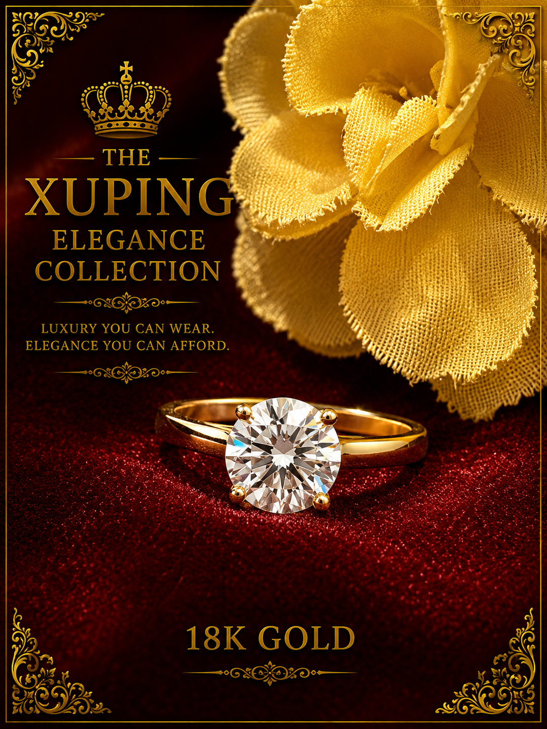 18K Gold-Plated Luxury  Ring – A01