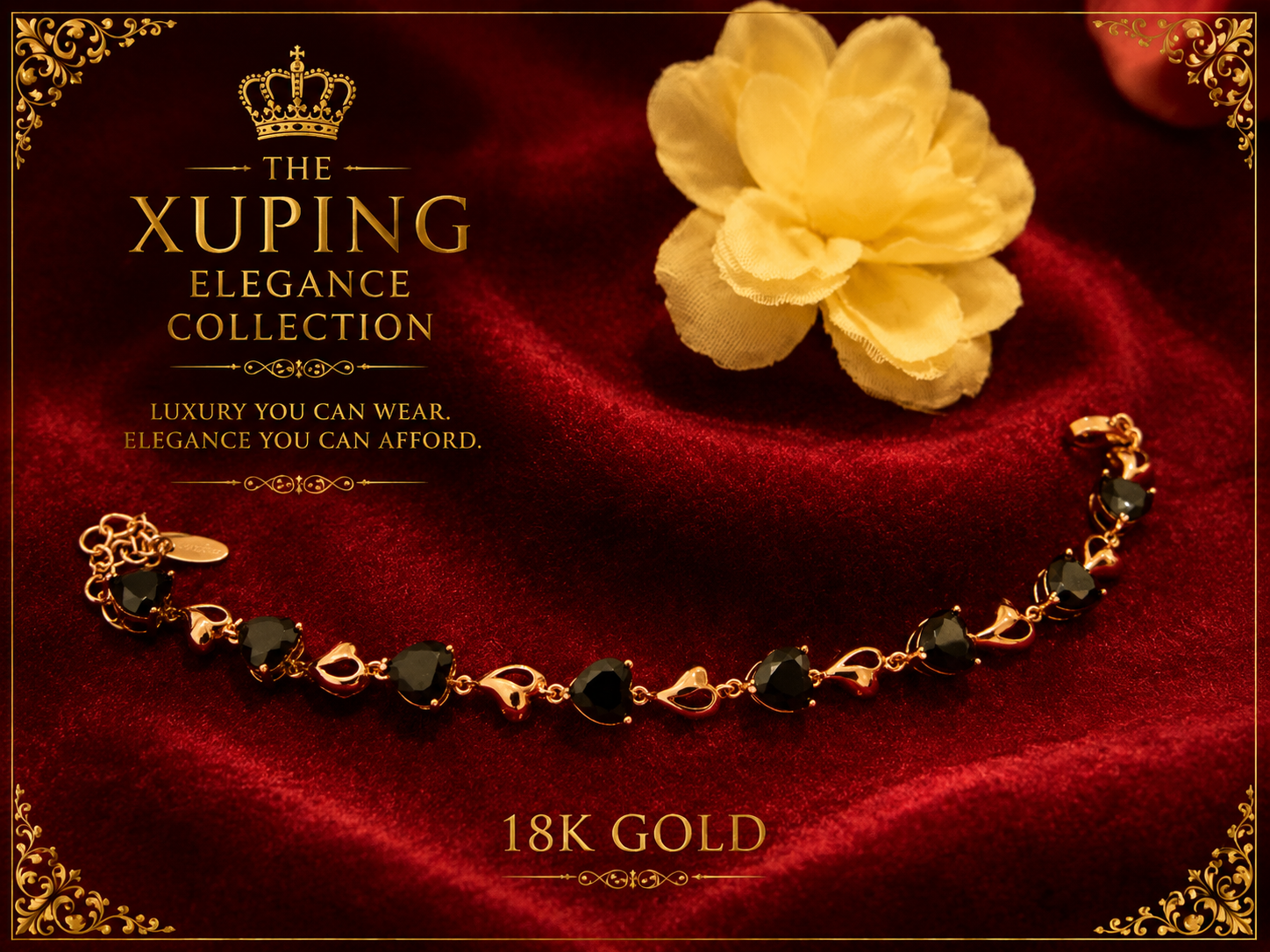 18K Gold-Plated Luxury Bracelet – B04