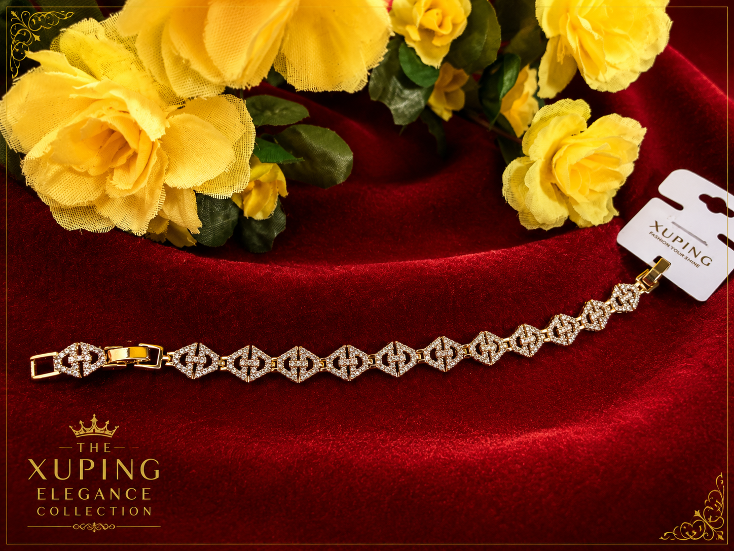 14K Gold-Plated Luxury Bracelet – B01