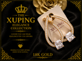 18K Gold-Plated Luxury Leverback Earrings – E07