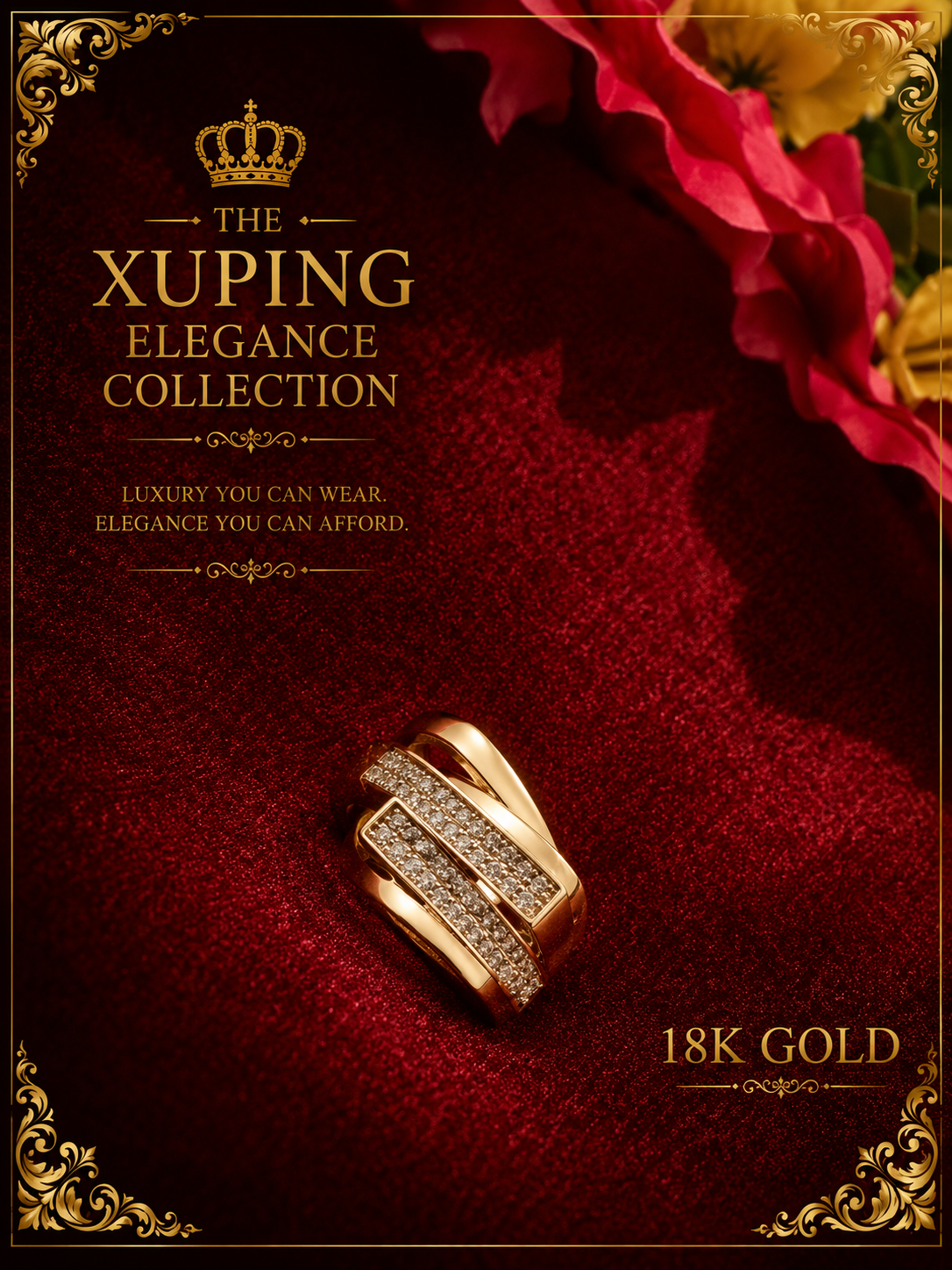 18K Gold-Plated Luxury Ring – A19