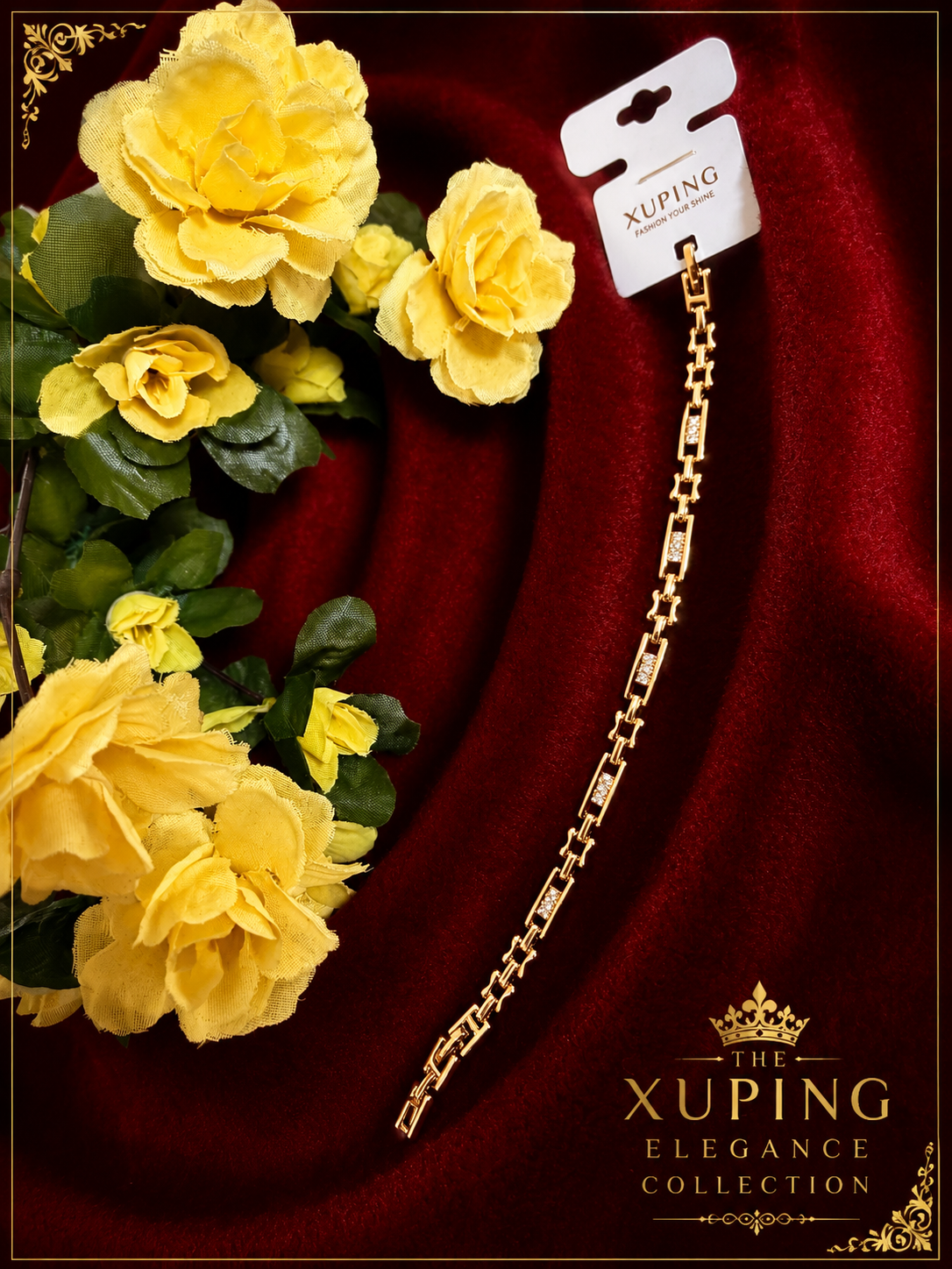 14K Gold-Plated Luxury Bracelet – B13