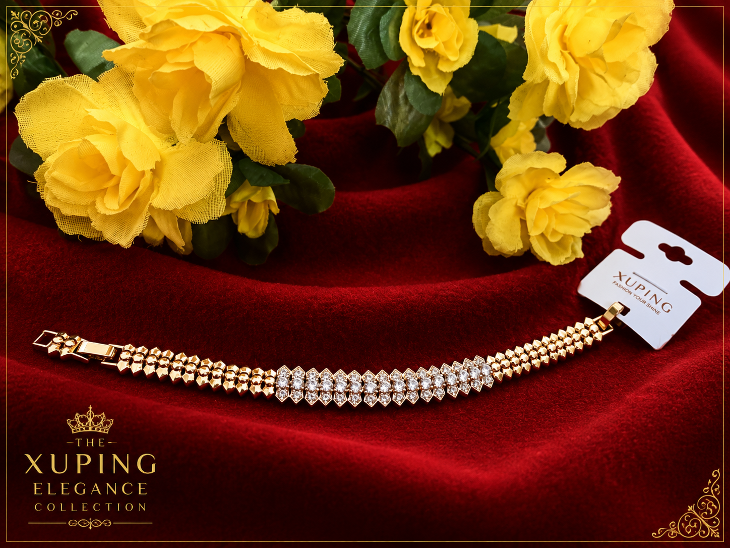 14K Gold-Plated Luxury Bracelet – B14