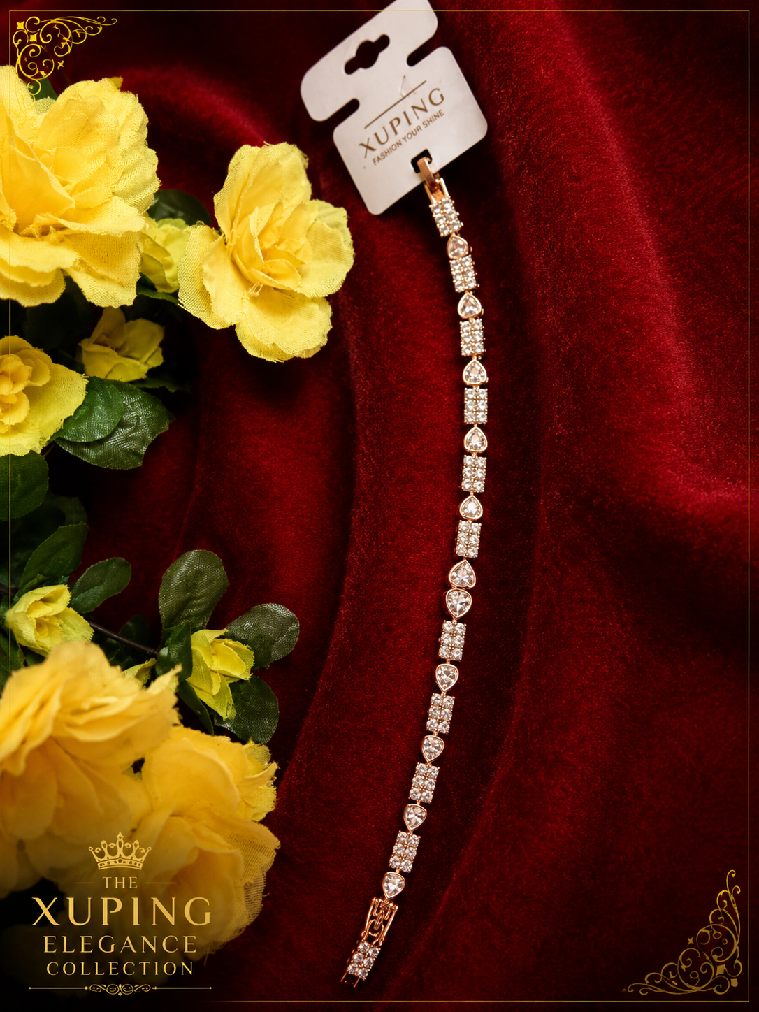 14K Gold-Plated Luxury Bracelet – B12