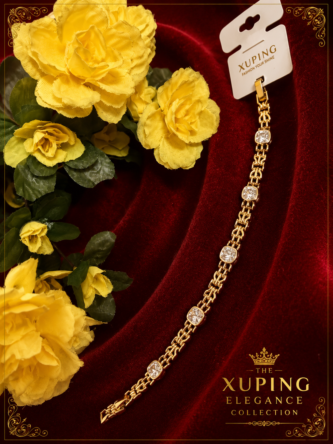 14K Gold-Plated Luxury Bracelet – B03