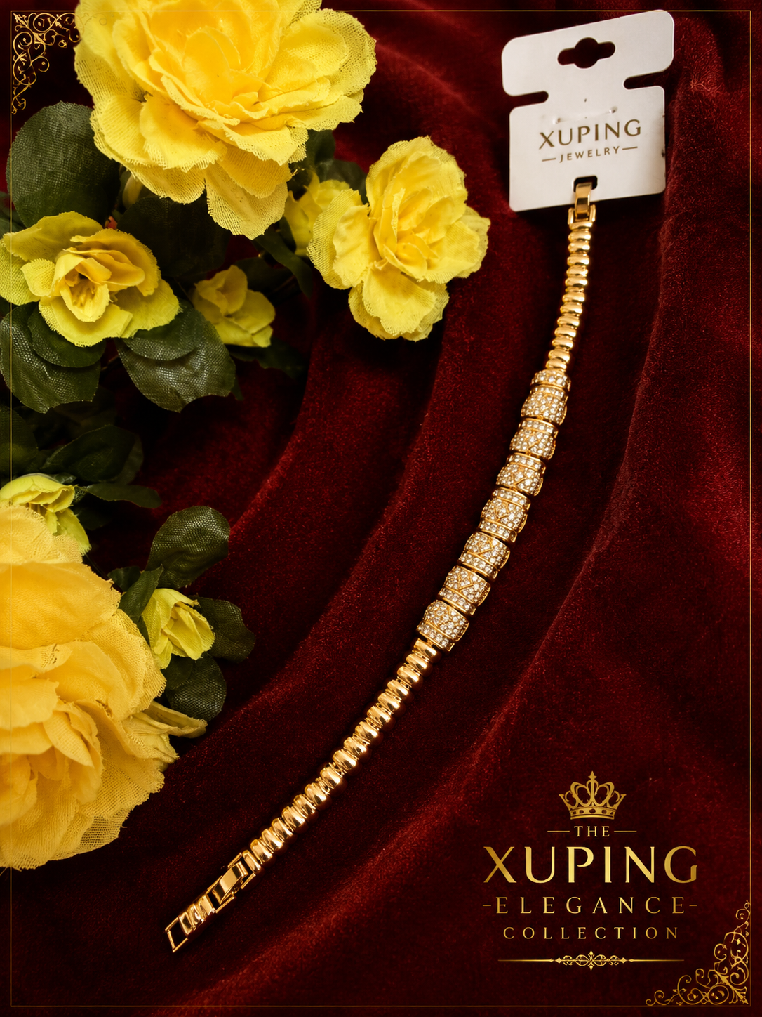 14K Gold-Plated Luxury Bracelet – B11
