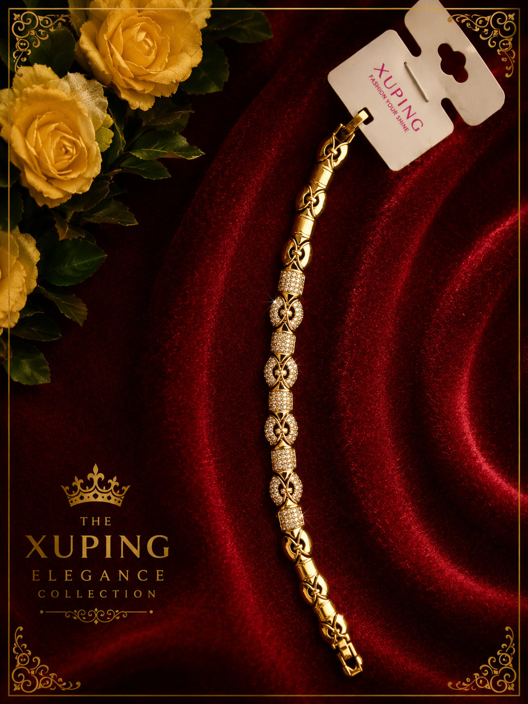14K Gold-Plated Luxury Bracelet – B09