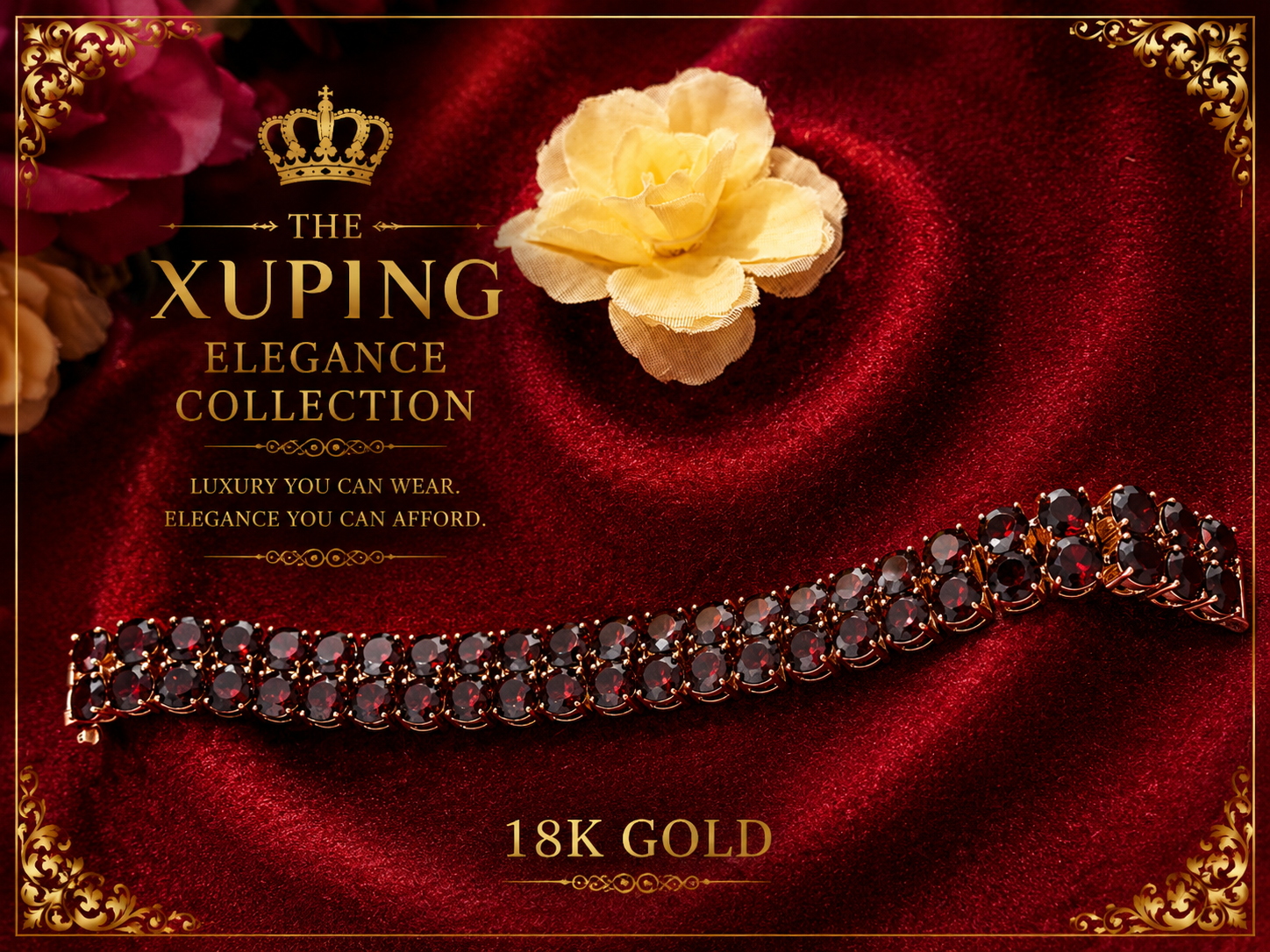 18K Gold-Plated Luxury Bracelet – B01