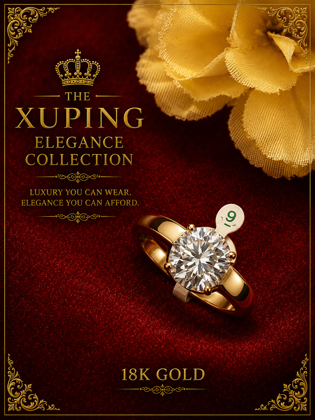 18K Gold-Plated Luxury Ring – A10