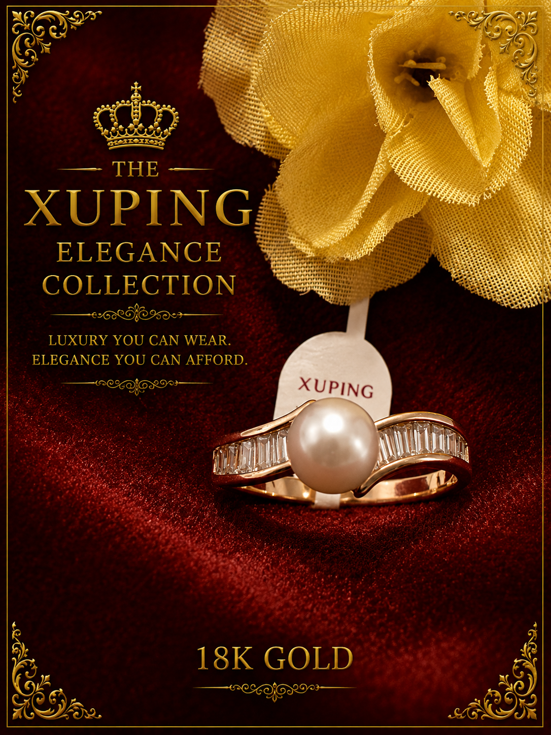 18K Gold-Plated Luxury Ring – A12