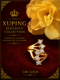 18K Gold-Plated Luxury Ring – A06