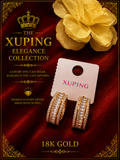 18K Gold-Plated Luxury Stud Earrings – E05
