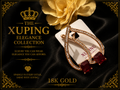 18K Gold-Plated Luxury Leverback Earrings – E06