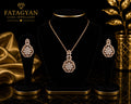 18K Gold-Plated Necklace and Earrings Set S07