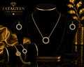 18K Gold-Plated Necklace and Earrings Set S02