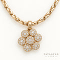 Crystal Paw Pendant Necklace – 18K Gold Plated XP001