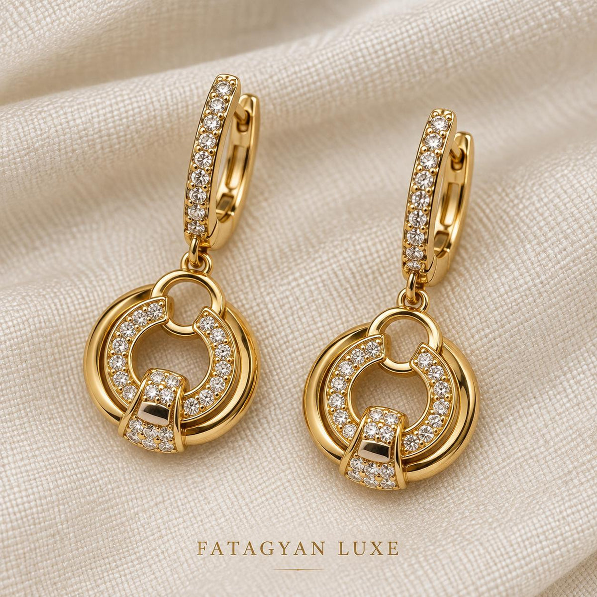 18K Gold-Plated Necklace and Earrings Set S05