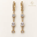 Aveline Crystal Drop Earrings detail