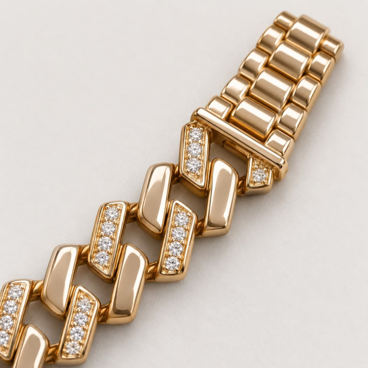 Monaco Crystal Chevron Bracelet detail
