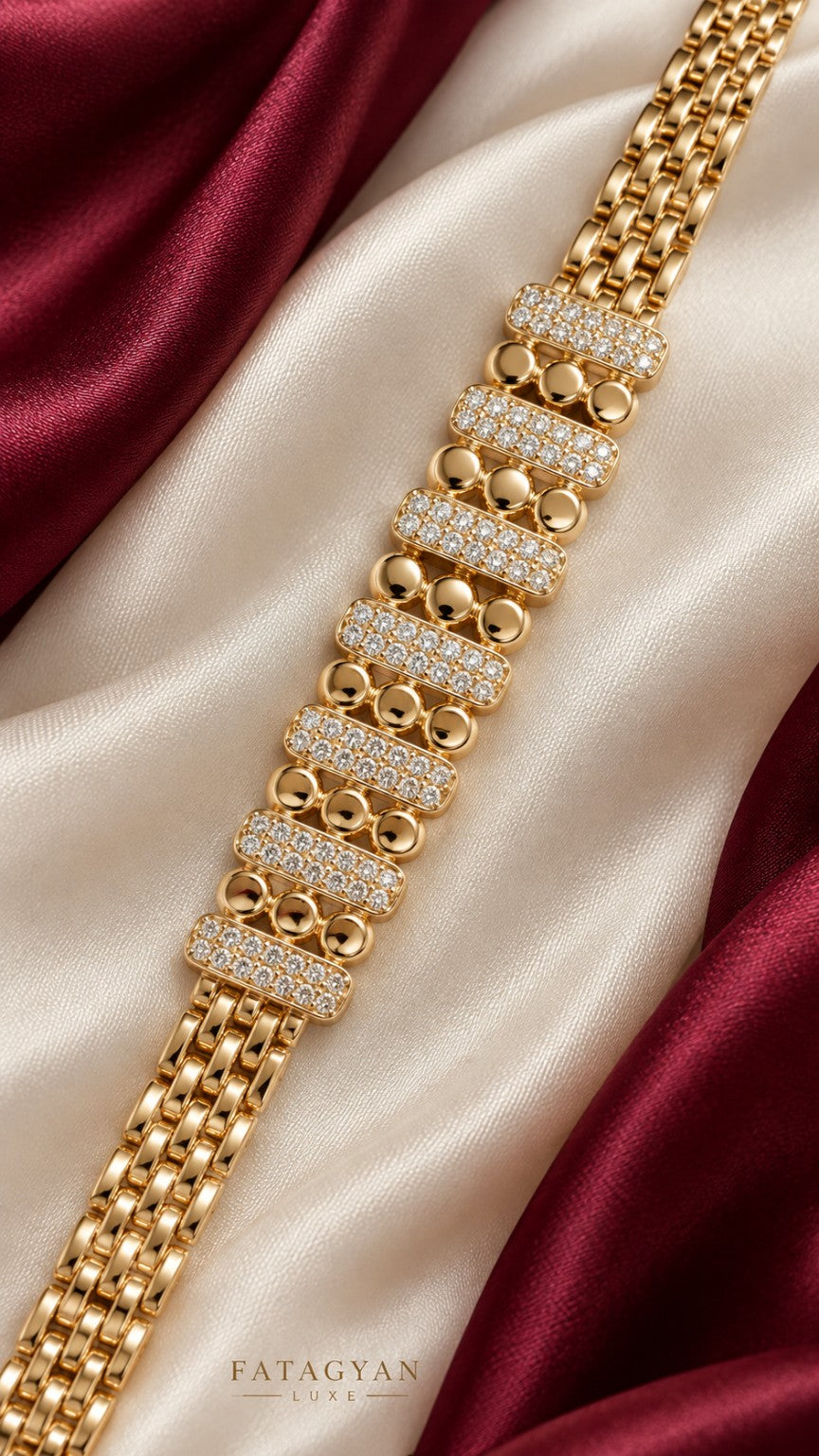 Marielle Crystal Bead Bracelet detail