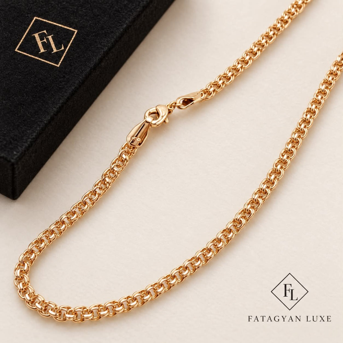 Maison Rope Chain Necklace detail