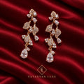 Floréa Crystal Vine Drop Earrings