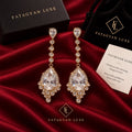 Montreux Grandeur Crystal Drop Earrings detail