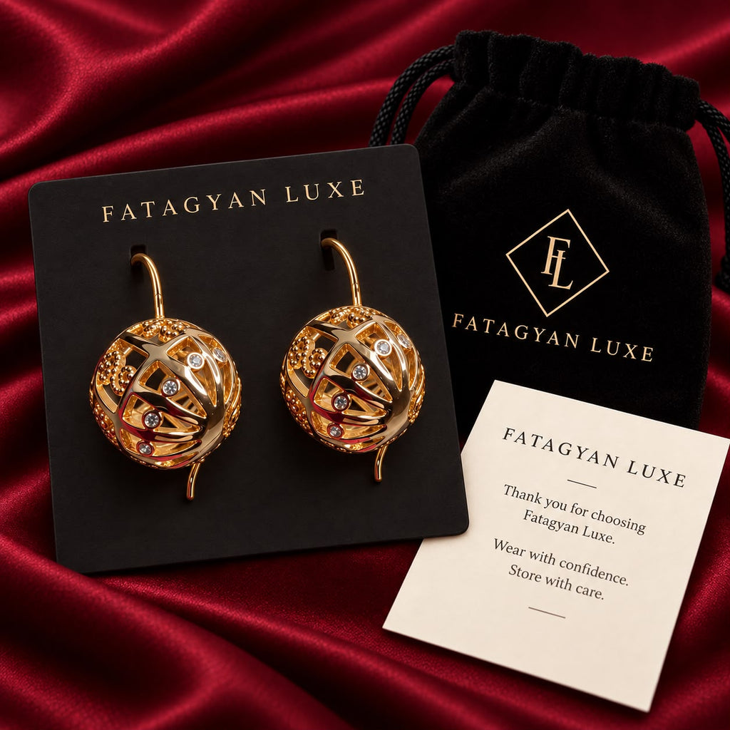 Éclat Orb Crystal Earrings