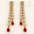 Rouge Royale Crystal Cascade Earrings