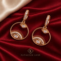 Celestial Gaze White Crystal Earrings